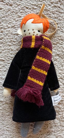 10”-tall Harry Potter Ron Plush Holiday Ornament from the Pottery Barn Teen