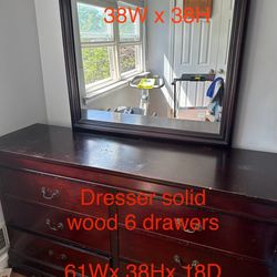 Dresser With Mirror, Tall Dresser And Night Stand