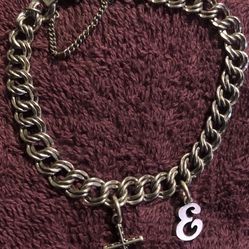 James Avery bracelet with two charms