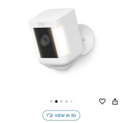 Ring Spotlight Cam Plus + 2 Rechargeable Battery Packs 