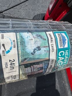 New Heavy Duty Cage Wire 24 in x 25 ft 1"x2" Mesh Roll