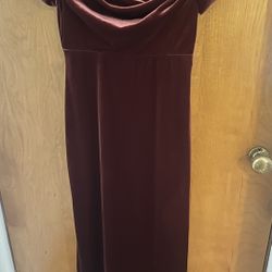 Revelry Velvet Bridesmaid Dress – Size Small