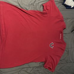 True Religion red Shirt sz L