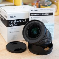 Sony Sigma 16-28mm F2.8 DG DN Lens