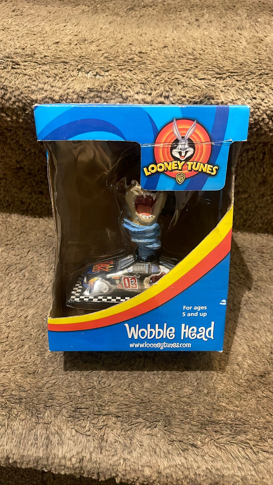 Taz Devil Car Looney Tunes Wobble Head 