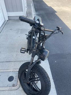 Black Electric bike