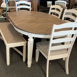 Ashley Realyn Dining Table And Chairs 