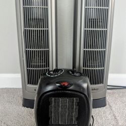 **SET of 3 Ceramic Space Heaters**