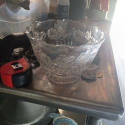 Vintage 8 Inch Crystal Bowl