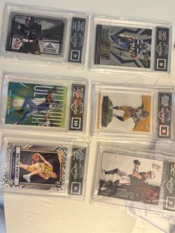 Graded Sports Trading Cards Lot of 6