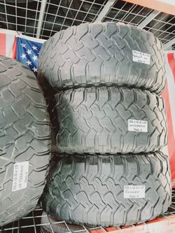 ✅ 4 USED TIRES 33X12.50R15 FALKEN WILDPEAK MT 33 12.5 R15
