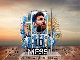 Lionel Messi Stainless Steel Tumbler 20 oz