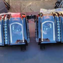 14-15 Silverado LED DRL Projector Headlights Luces Micas Calaveras Faros Faroles Focos Headlamps Chevy 