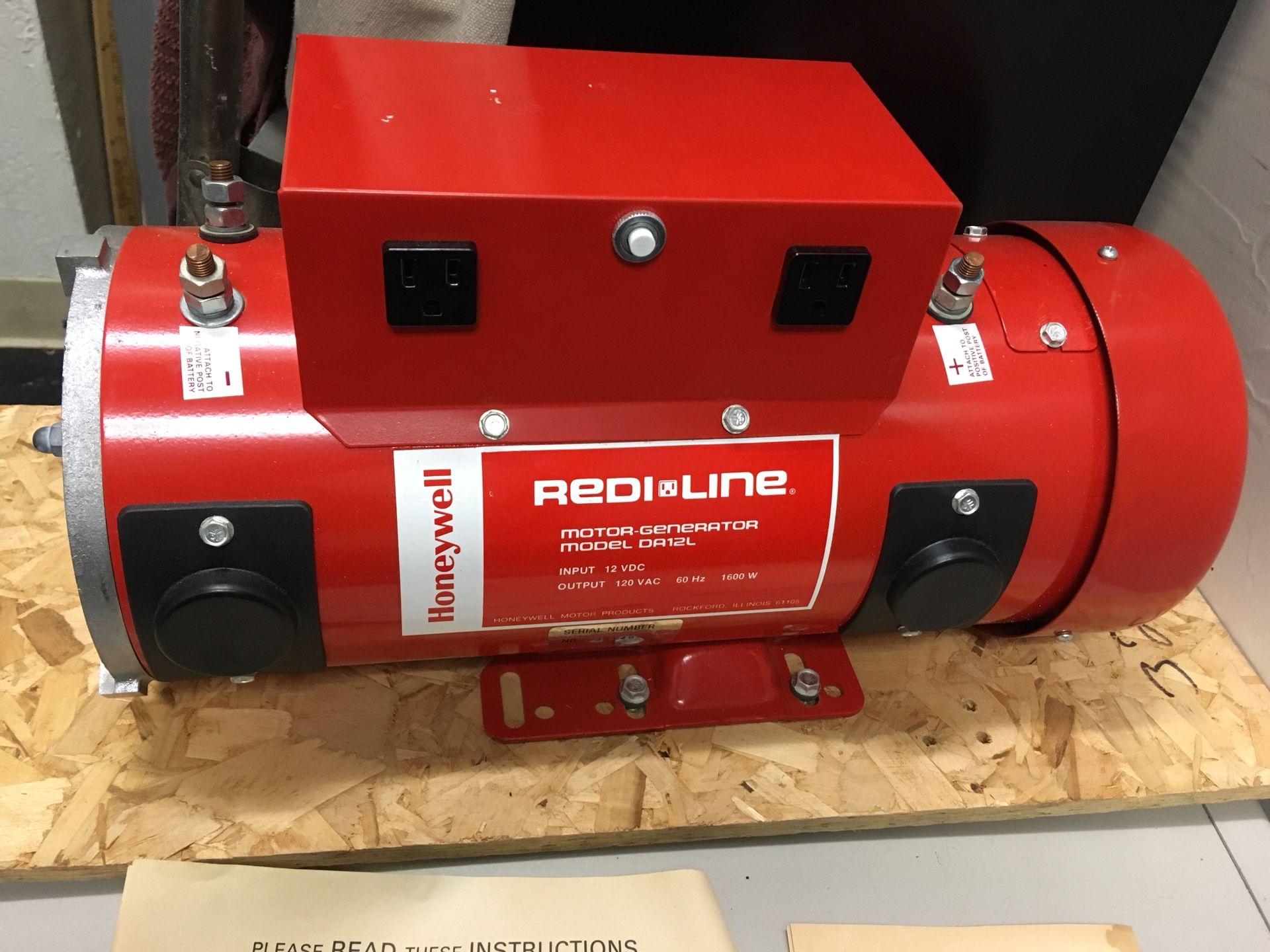 7 Motor Generators DC to AC electricity Honeywell RediLine for Sale in