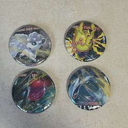 Pokemon Silver Tempest Button Pins! 2.25 Inch! 