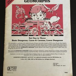 Dungeon Geomorphs : Set One to Three - Dungeons & Dragons (1981) TSR#9048