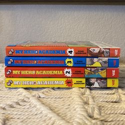 My Hero Academia Volumes 1-4