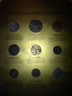 Early Americana coins