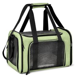 Henkelion Pet Carrier for Small Medium Cats Dogs Puppies up to 15 Lbs, Airline Approved
