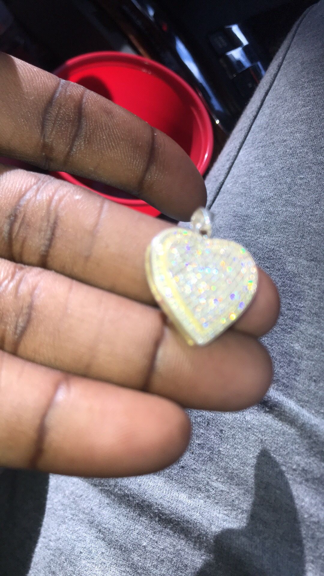 Real 925 silver Heart Charm!!!