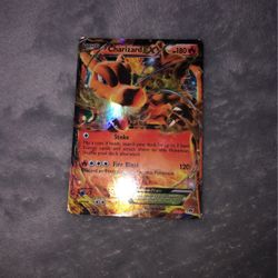 Rare Charizard Pokémon Card EX steam Siege Tin