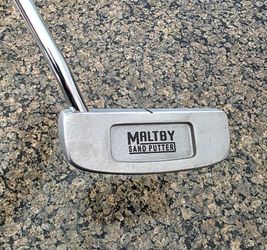 Maltby San Putter Steel shaft true temper made in USA golf pride tour grip Right Handed 35 inches long