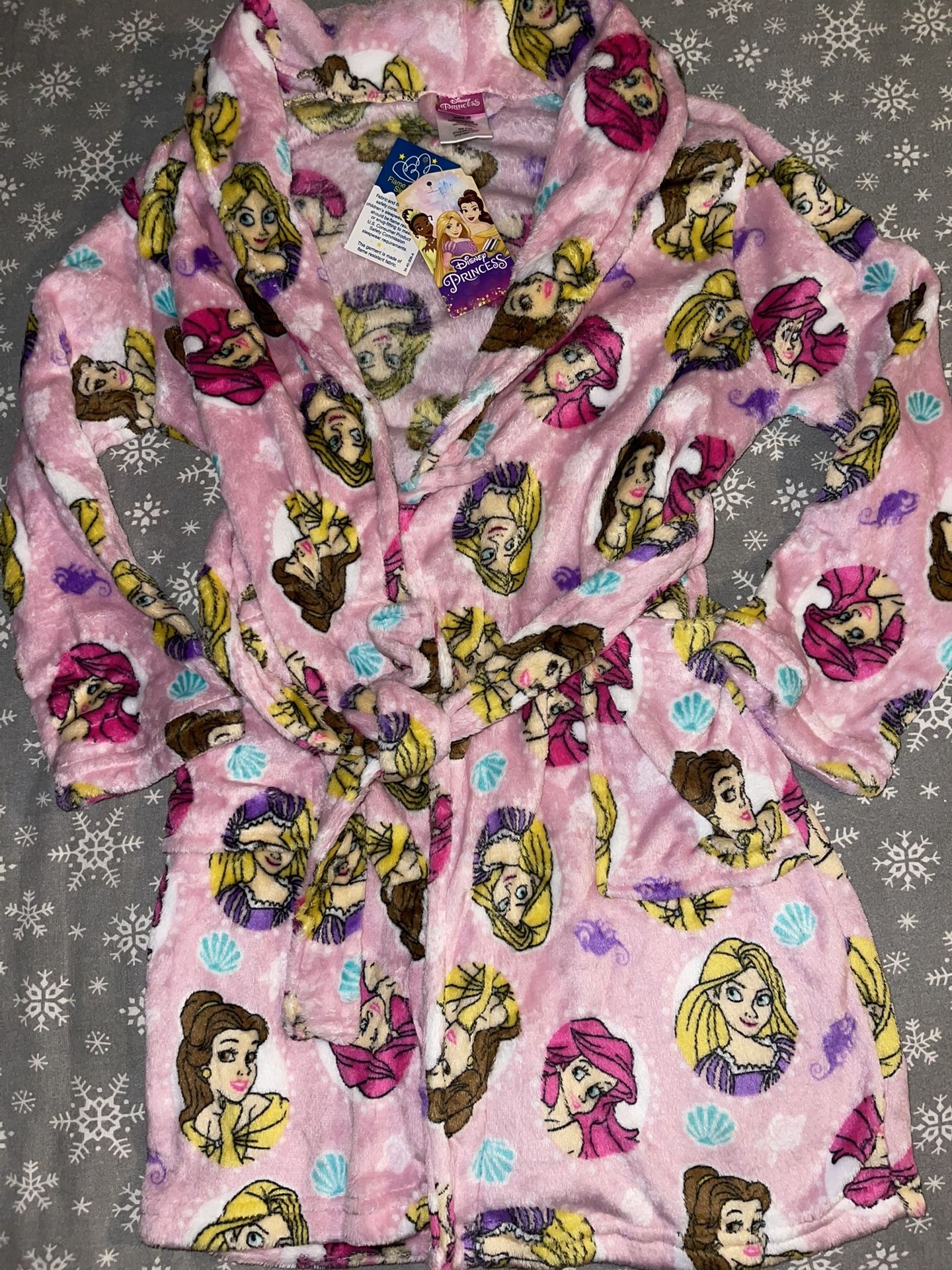Disney Princess Girls Pajama Robe, Sizes 8