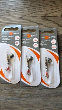 3 packs of 1/8oz spinners trout