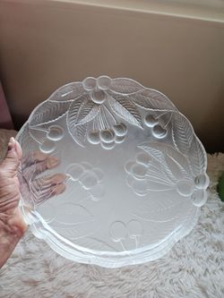 Mikasa Walther Glass Cherry Platter
Fuente de cerezas Mikasa Walther Glass Transparente de Cristal