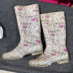 Coach Rain Boots Size 7