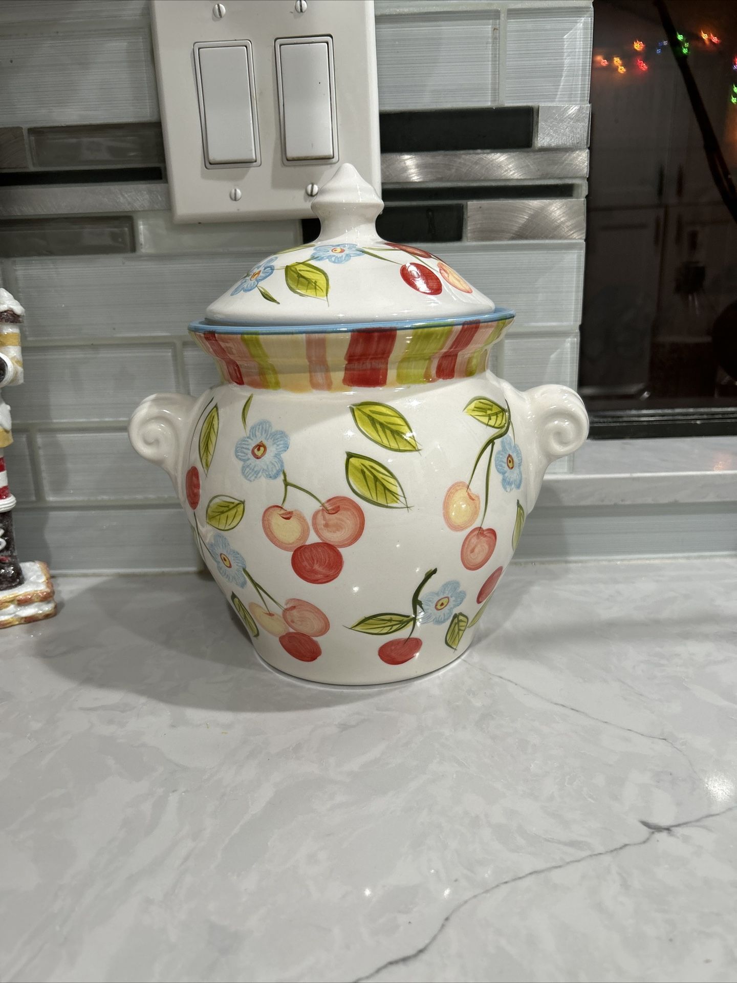 Cherry Blossom Canister By Tabletops Gallery