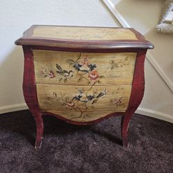 Vintage dresser chest with 2 drawers