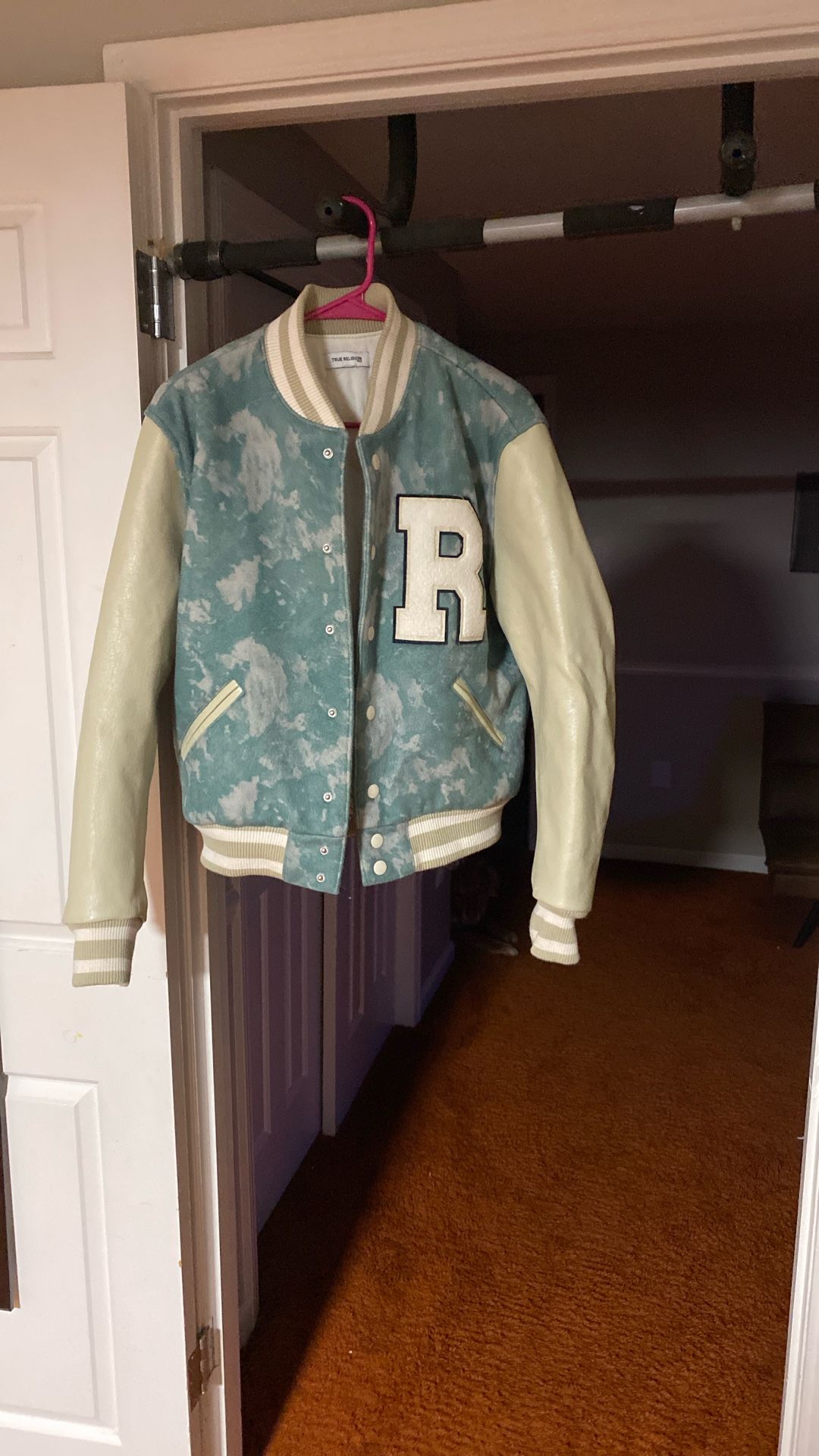 True Religion Varsity Jacket Size Small/medium