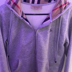 Burberry Zip-Up Hoodie Size Medium
