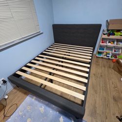 Queen size bed and frame