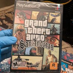 First Print factory Sealead GTA san Andreas 