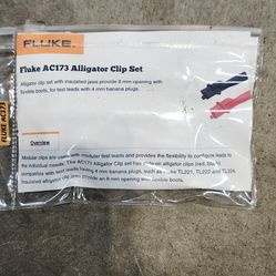 Fluke alligator clips