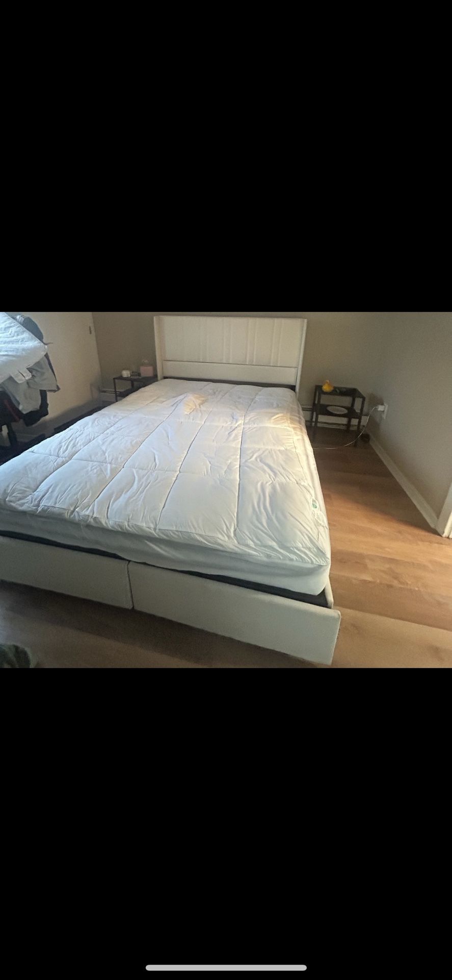 Queen Size Frame and Mattress