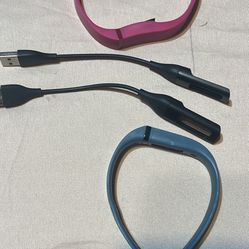 2 Fitbit Wrist Bands 