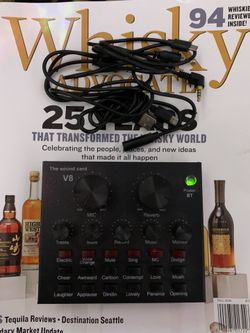 V8 Sound Card / Auto tune 