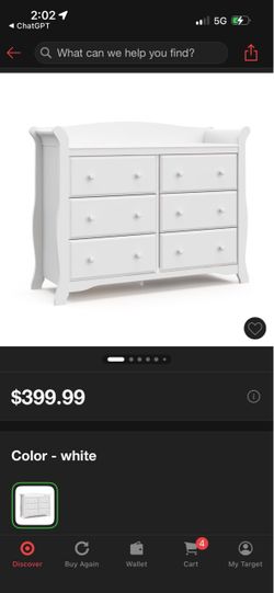White Kids Dresser