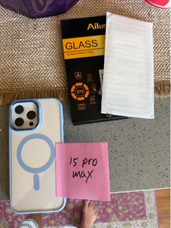 15 pro max case blue