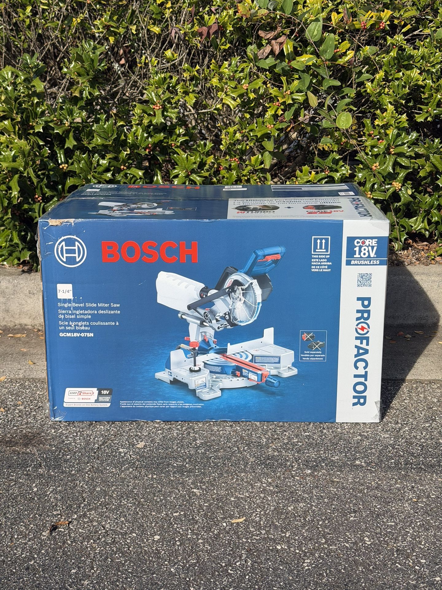 Bosch Profactor 7-1/4-in 18-volt Sliding Compound Cordless Miter Saw
