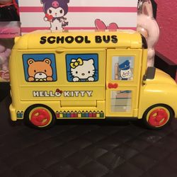 Hello Kitty & Friends Collectible Kawaii School Bus Toy (pre-owned) $15