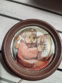 Hummel Style Pull String Music Box