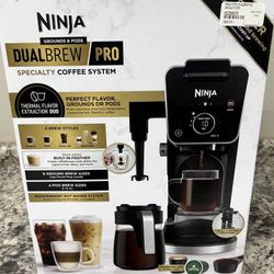 Ninja DualBrew Pro Specialty Coffee System, Single-Serve & 12-Cup Drip Coffee Maker CFP301