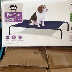 Pet Cot Elevated Lounger Large
