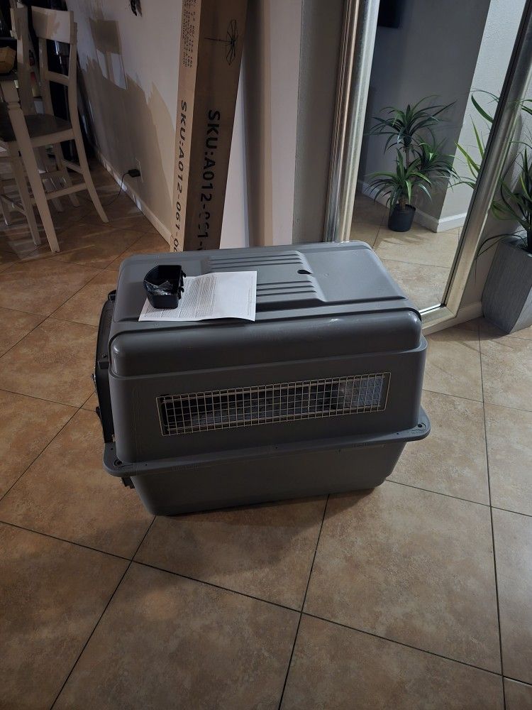 Petmate Sky Kennel - For Air and Travel, Airline Compliant Dog Crate for Pets 50-70 lbs, Heavy Duty Dog Kennel