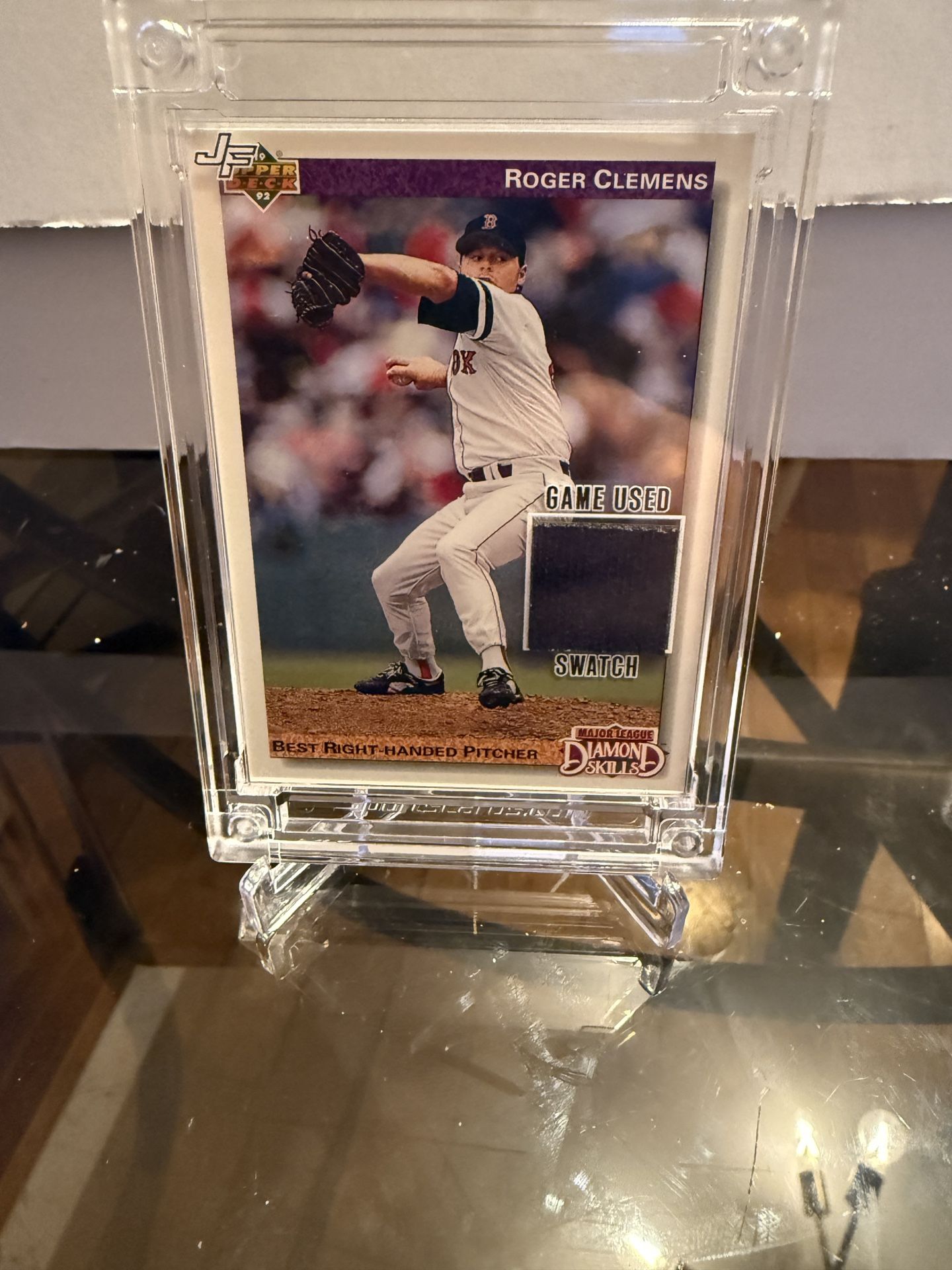 Roger Clemens Jersey Fusion Game Used Patch Card