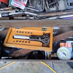Toolbox Full Of Machinist Tools 